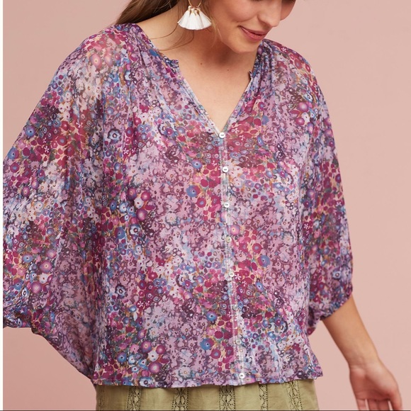 Anthropologie Tops - Anthropologie Weston Sheer Josephine Top